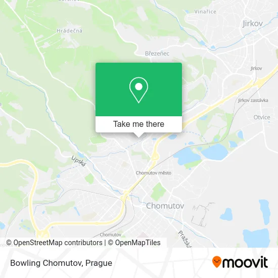 Карта Bowling Chomutov