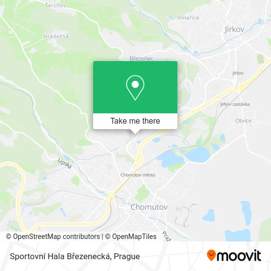 Карта Sportovní Hala Březenecká