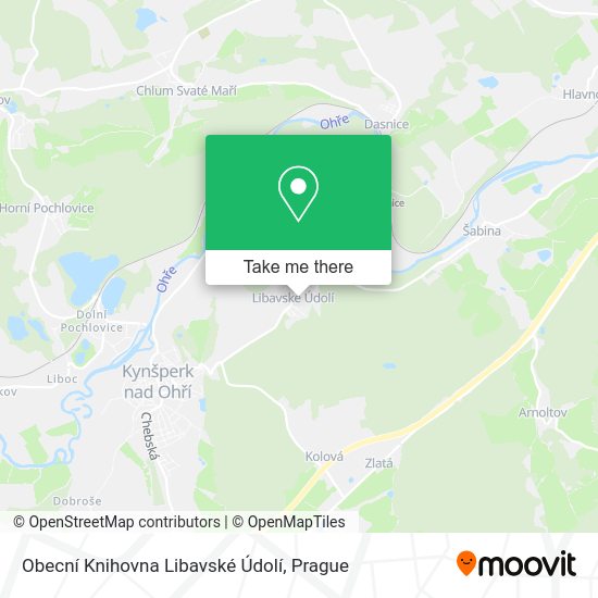 Obecní Knihovna Libavské Údolí map