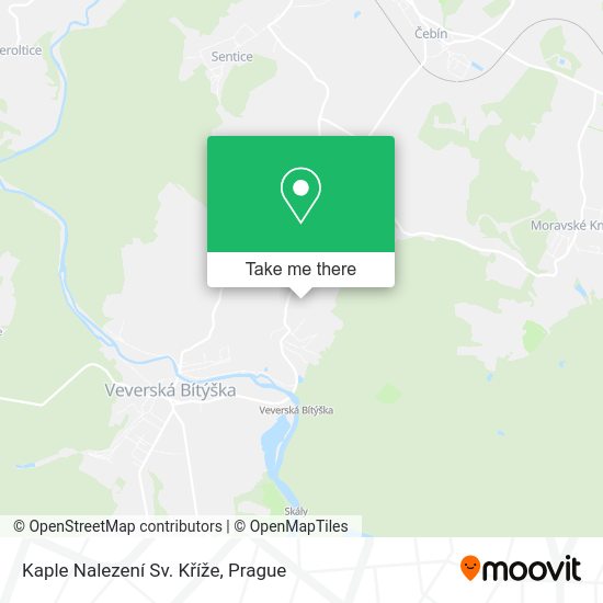 Kaple Nalezení Sv. Kříže map