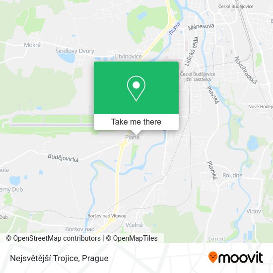 Nejsvětější Trojice map