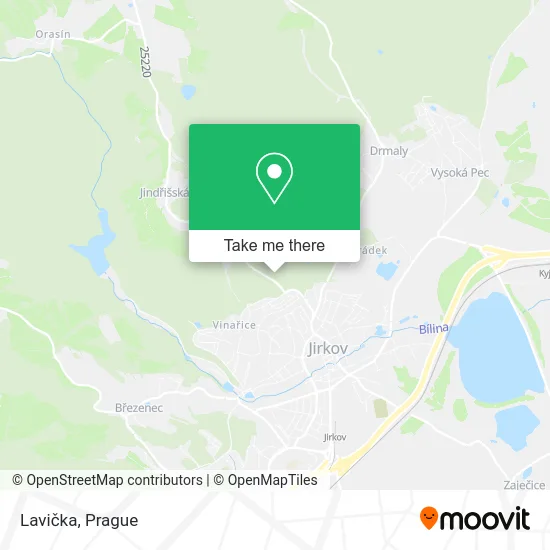 Карта Lavička