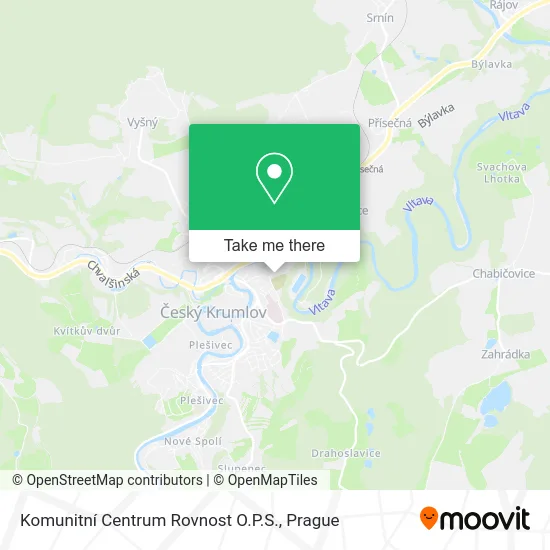 Карта Komunitní Centrum Rovnost O.P.S.