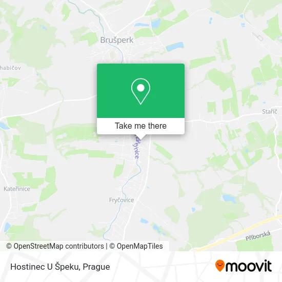 Карта Hostinec U Špeku