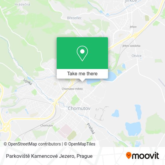 Parkoviště Kamencové Jezero map