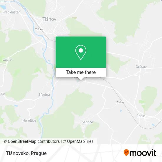 Карта Tišnovsko