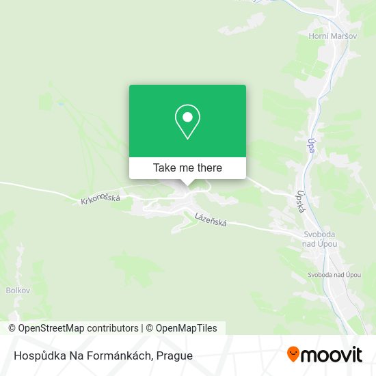 Hospůdka Na Formánkách map