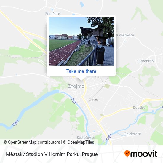 Městský Stadion V Horním Parku map