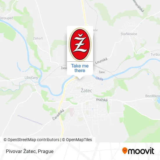 Карта Pivovar Žatec