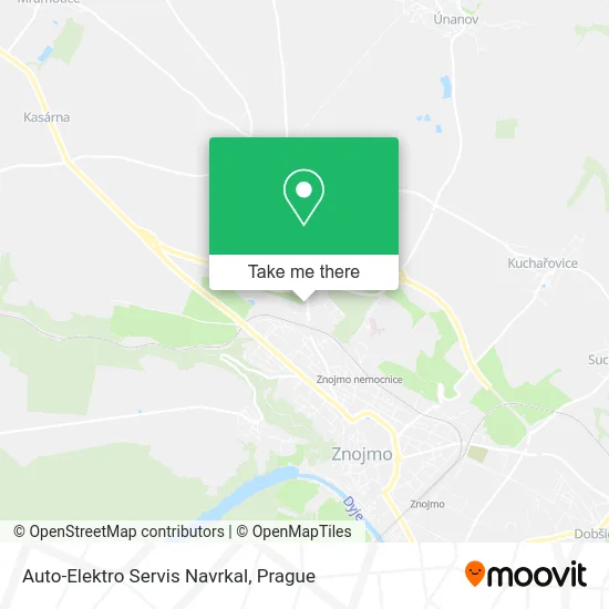 Карта Auto-Elektro Servis Navrkal