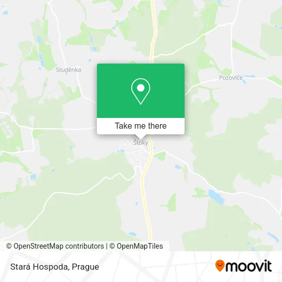 Карта Stará Hospoda