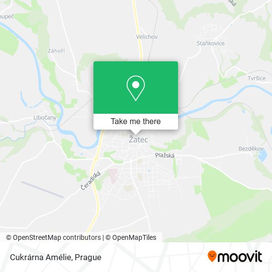 Cukrárna Amélie map