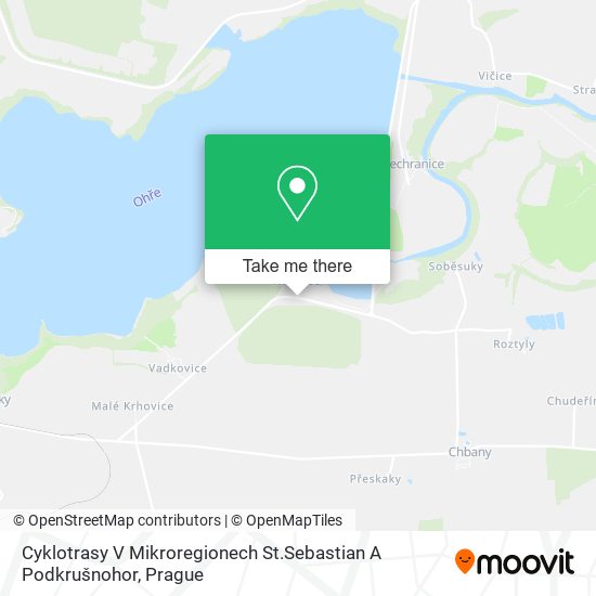 Cyklotrasy V Mikroregionech St.Sebastian A Podkrušnohor map