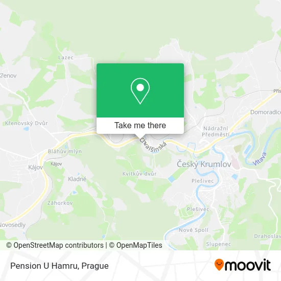 Карта Pension U Hamru