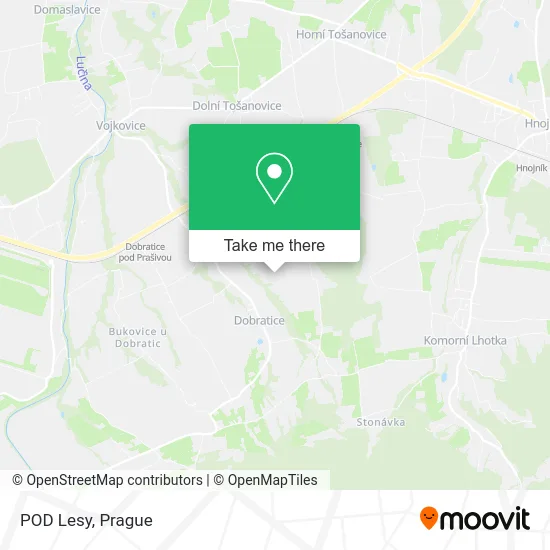 Карта POD Lesy