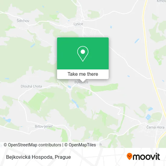 Карта Bejkovická Hospoda