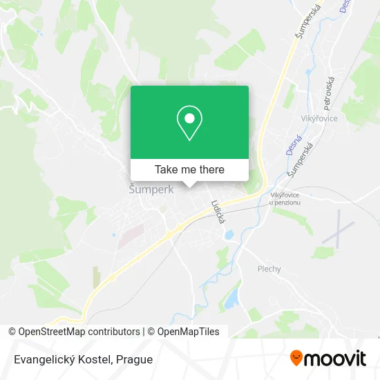 Evangelický Kostel map