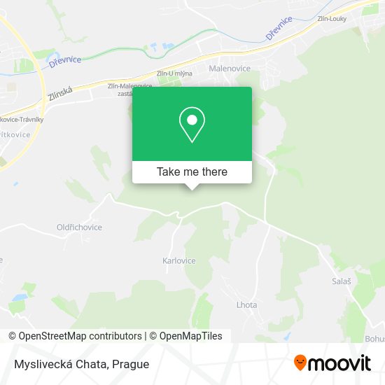 Карта Myslivecká Chata