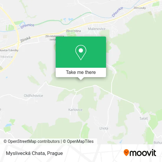 Карта Myslivecká Chata