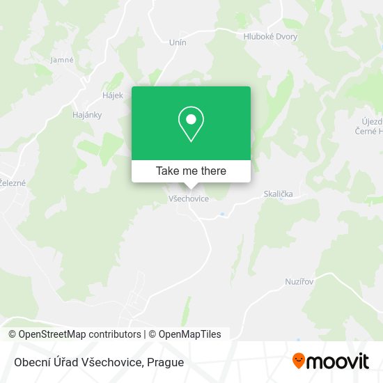 Obecní Úřad Všechovice map