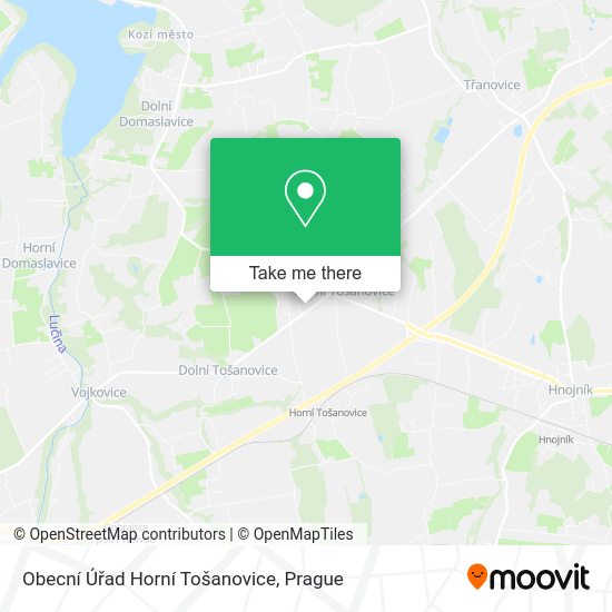 Obecní Úřad Horní Tošanovice map