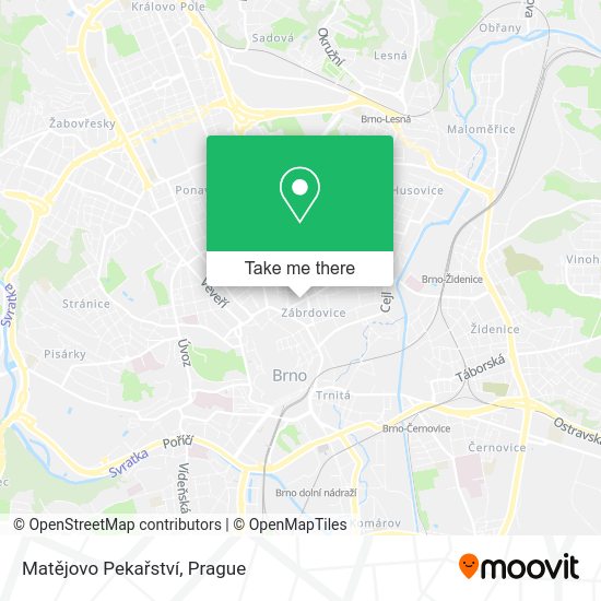 Matějovo Pekařství map