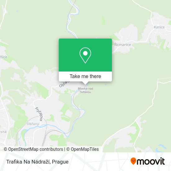 Trafika Na Nádraží map