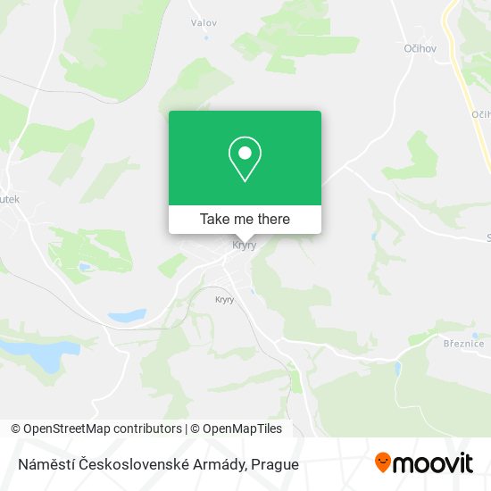 Náměstí Československé Armády map