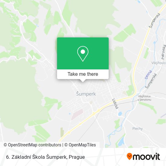 6. Základní Škola Šumperk map
