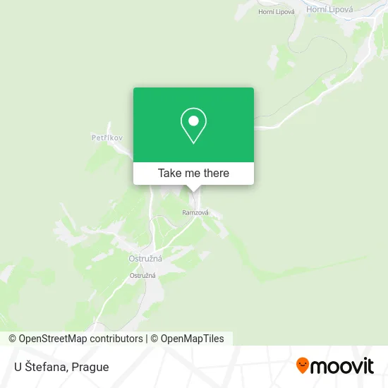 Карта U Štefana