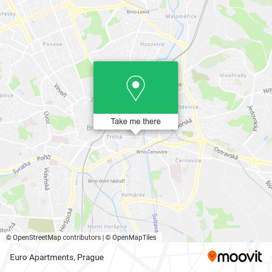 Euro Apartments map