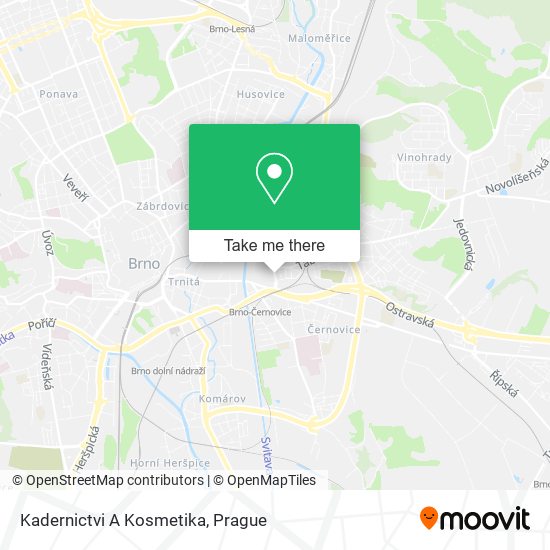 Kadernictvi A Kosmetika map