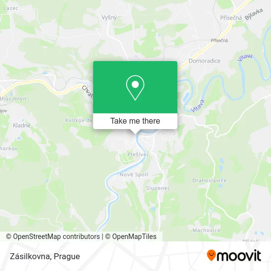 Карта Zásilkovna