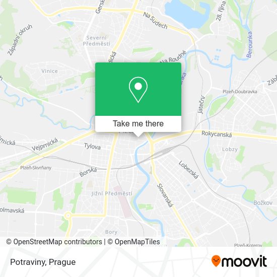Карта Potraviny