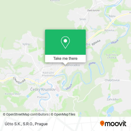 Карта Účto S.K., S.R.O.