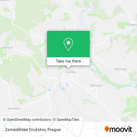 Zemědělské Družstvo map