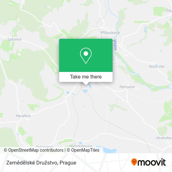 Zemědělské Družstvo map