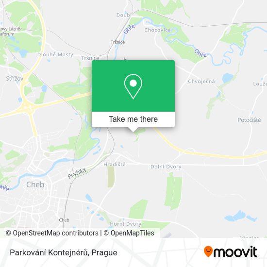 Parkování Kontejnérů map