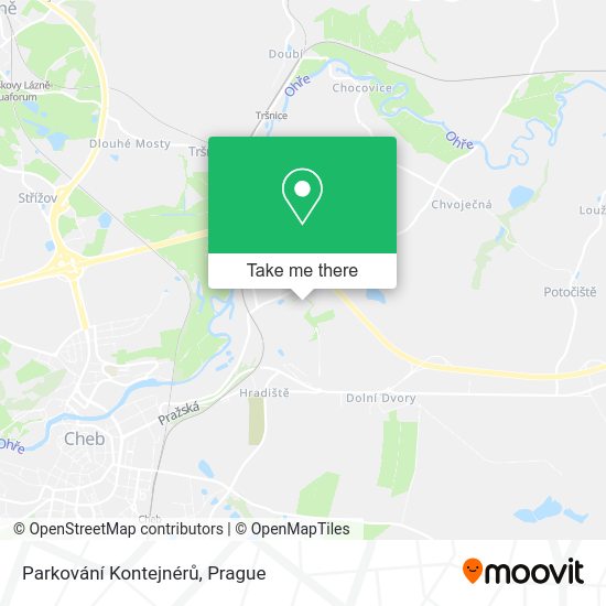 Parkování Kontejnérů map