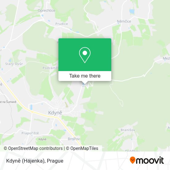 Kdyně (Hájenka) map