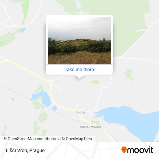 Liščí Vrch map