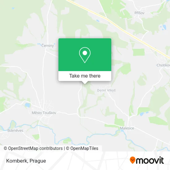Карта Komberk