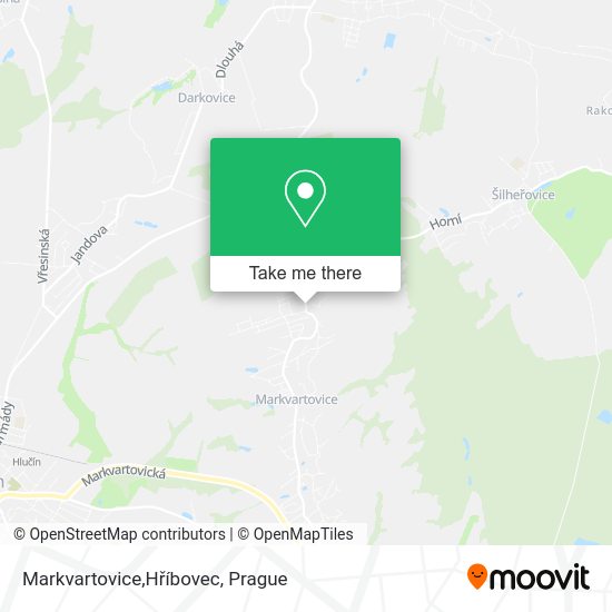 Markvartovice,Hříbovec map