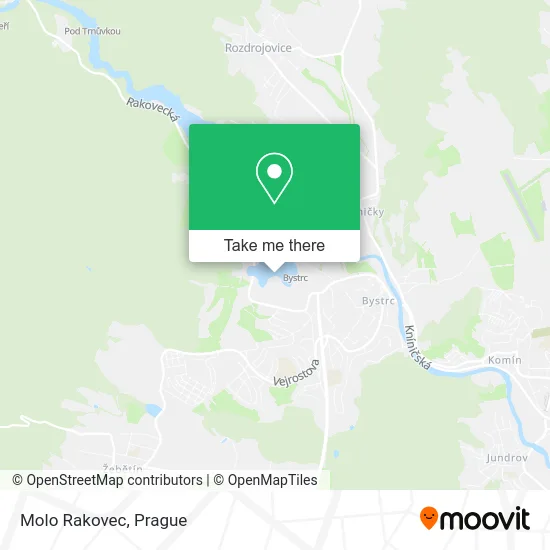 Карта Molo Rakovec
