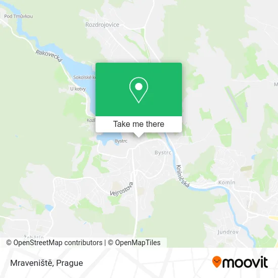 Карта Mraveniště