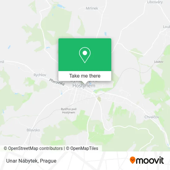 Unar Nábytek map