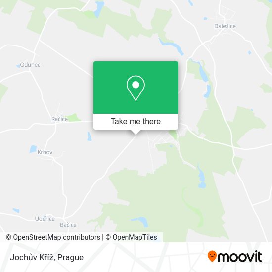 Jochův Kříž map