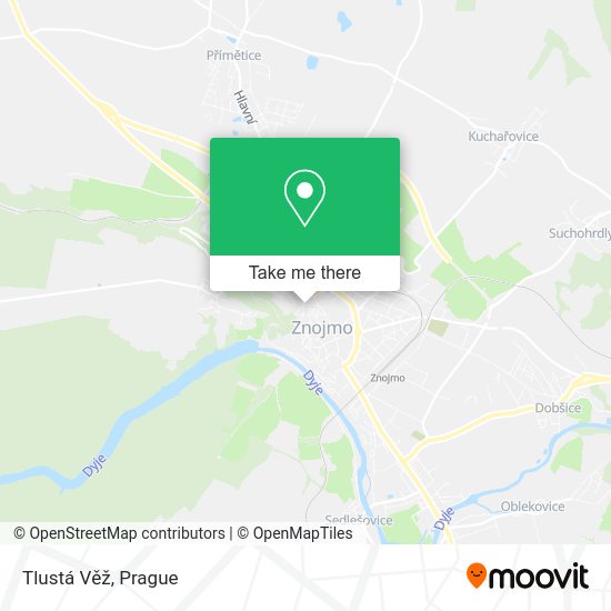 Tlustá Věž map