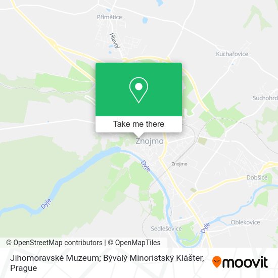 Jihomoravské Muzeum; Bývalý Minoristský Klášter map