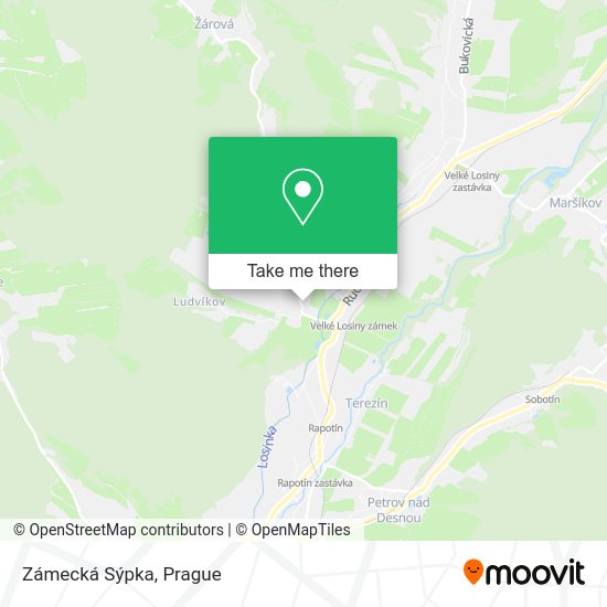 Zámecká Sýpka map